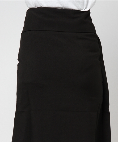 notch.（ノッチ）の「ラップ風スカート         （スカート・レディース・グレー/ブラック/グリーン/マスタード・M）」の7枚目の写真