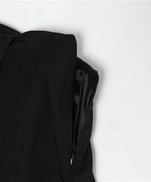 notch.（ノッチ）の「ラップ風スカート         （スカート・レディース・グレー/ブラック/グリーン/マスタード・M）」の9枚目の写真