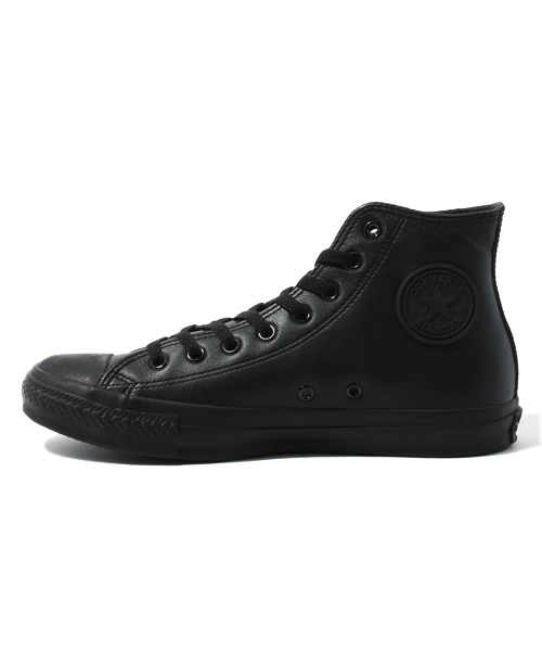 CONVERSE（コンバース）の「LEA ALL STAR HI/LEA オールスター HI（スニーカー・メンズ・ホワイト/ブラック/ブラック×ブラック・3/4/4.5/5/5.5/6/6.5/7/7.5/8/8.5/9/9.5/10.5/11.5/3.5）」の4枚目の写真