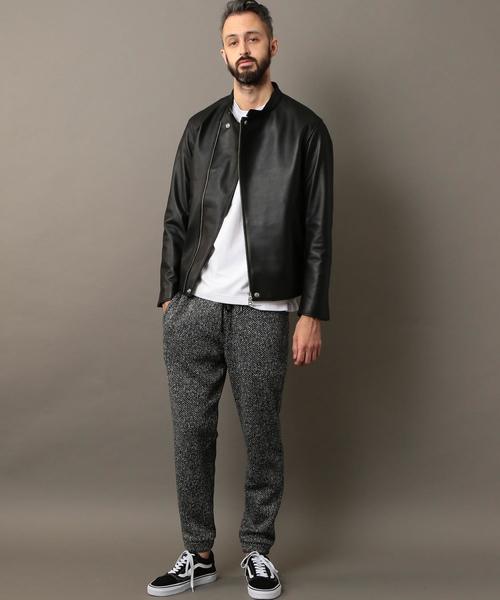 BEAUTY&YOUTH UNITED ARROWS（ビューティーアンドユースユナイテッドアローズ）の「BY スウェットフリース ジョガーパンツ ◆（その他パンツ・メンズ・その他2/その他1/ライトグレー/ブラック・LARGE/MEDIUM/SMALL/X-LARGE）」の5枚目の写真