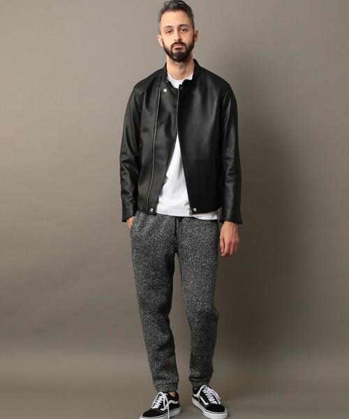 BEAUTY&YOUTH UNITED ARROWS（ビューティーアンドユースユナイテッドアローズ）の「BY スウェットフリース ジョガーパンツ ◆（その他パンツ・メンズ・その他2/その他1/ライトグレー/ブラック・LARGE/MEDIUM/SMALL/X-LARGE）」の6枚目の写真