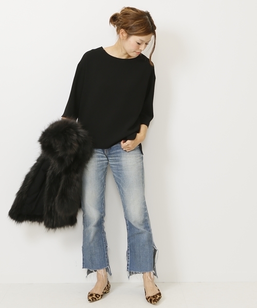 Deuxieme Classe（ドゥーズィエムクラス）の「Side Slit Denim◆（デニムパンツ・レディース・ブルー・34/36/38）」の20枚目の写真