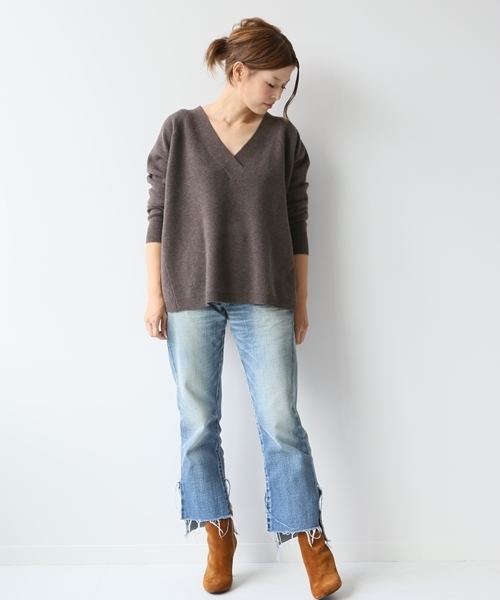 Deuxieme Classe（ドゥーズィエムクラス）の「Side Slit Denim◆（デニムパンツ・レディース・ブルー・34/36/38）」の18枚目の写真