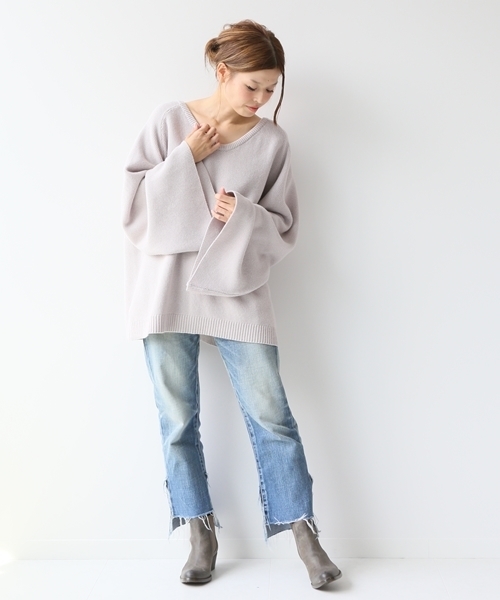 Deuxieme Classe（ドゥーズィエムクラス）の「Side Slit Denim◆（デニムパンツ・レディース・ブルー・34/36/38）」の3枚目の写真