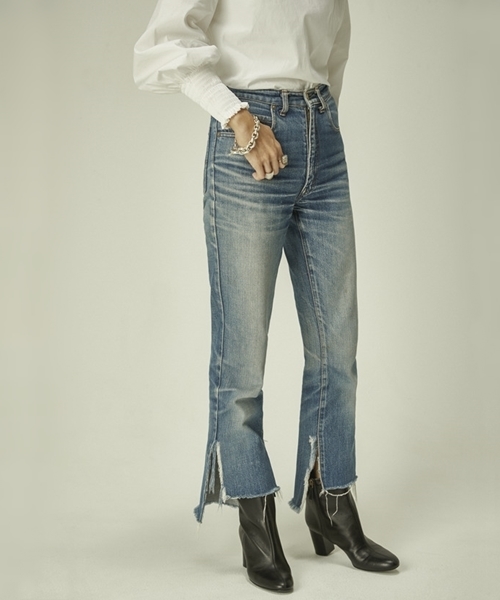 Deuxieme Classe（ドゥーズィエムクラス）の「Side Slit Denim◆（デニムパンツ・レディース・ブルー・34/36/38）」の21枚目の写真