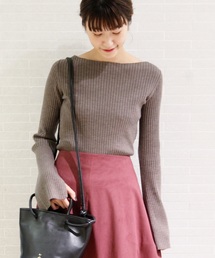 plage | WOOL RIB ミドル丈プルオーバー◆(ニット/セーター)