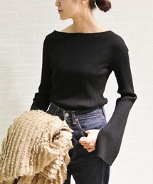 plage | WOOL RIB ミドル丈プルオーバー◆(ニット/セーター)