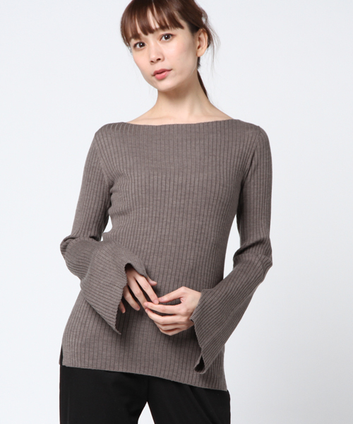 plage(プラージュ)の「WOOL RIB ミドル丈プルオーバー◆(ニット/セーター・レディース・ホワイト/ブラック/ブラウン/その他4・FREE)」の14枚目の写真