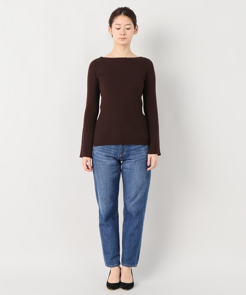 plage(プラージュ)の「WOOL RIB ミドル丈プルオーバー◆(ニット/セーター・レディース・ホワイト/ブラック/ブラウン/その他4・FREE)」の15枚目の写真