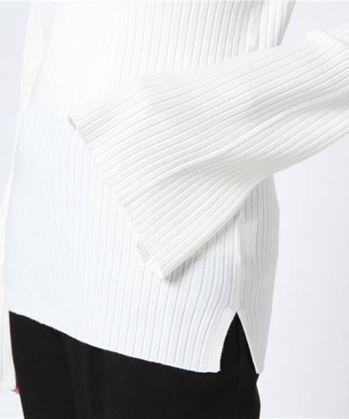 plage(プラージュ)の「WOOL RIB ミドル丈プルオーバー◆(ニット/セーター・レディース・ホワイト/ブラック/ブラウン/その他4・FREE)」の8枚目の写真