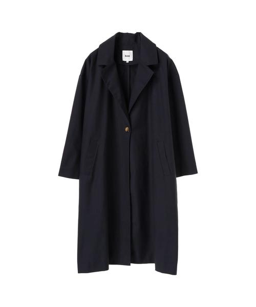 koe（コエ）の「シングルチェスターコート（ダウンジャケット/コート・レディース・ベージュ/ネイビー・M/L/S）」の3枚目の写真