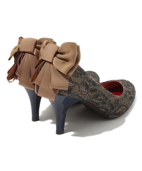 ORiental TRaffic(オリエンタルトラフィック)の「★バックリボンパンプス★3113(パンプス・レディース・ブラック/ブルー/ゴールド・34/35/36/37/38/39/40/41/42)」の6枚目の写真