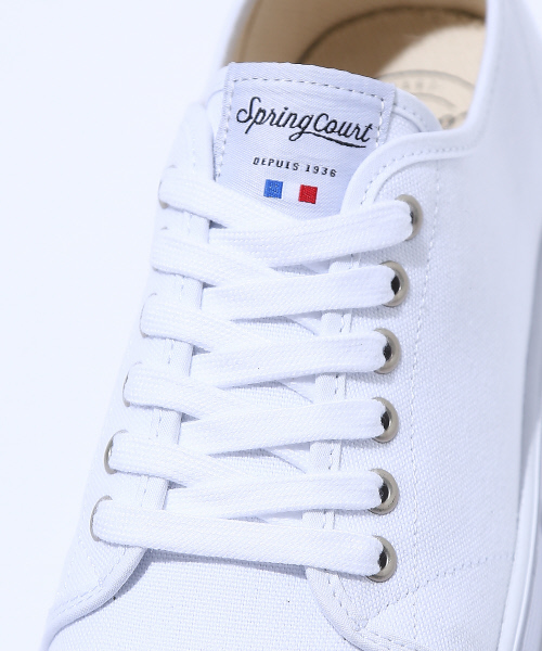 Spring Court(スプリングコート)の「【Spring Court】G2 CANVASスニーカー(スニーカー・メンズ・ホワイト/ネイビー・41/43/42)」の13枚目の写真