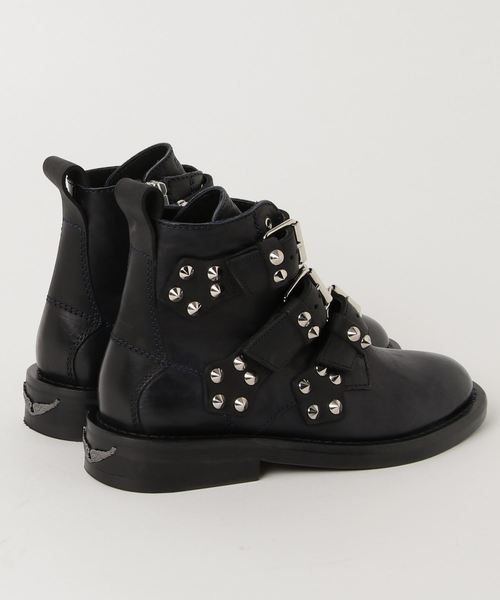 ZADIG&VOLTAIRE(ザディグ エ ヴォルテール)の「LAUREEN SPIKE(ブーツ・レディース・ダークネイビー・38/36/37/39)」の2枚目の写真