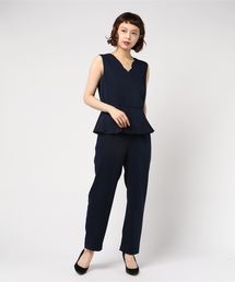 N.（N. Natural Beauty Basic） | スカラップサロペット / フォーマル / 結婚式 / 二次会(サロペット/オーバーオール)