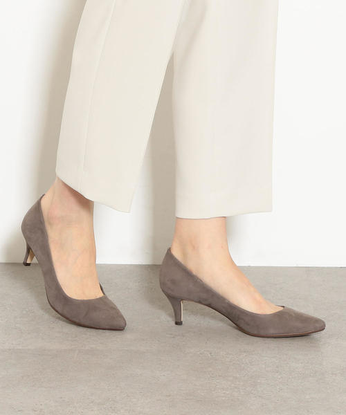 green label relaxing（グリーンレーベルリラクシング）の「★D レザーポインテッド パンプス(5.5cmヒール) ◆（パンプス・レディース・ブラック/グレー/ベージュ/ダークグリーン/パープル・22cm/22.5cm/23cm/23.5cm/24cm/24.5cm/25cm）」の8枚目の写真