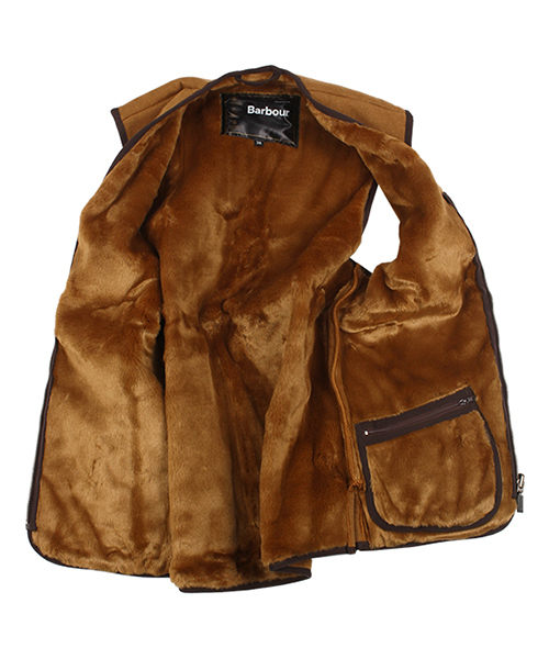 Barbour（バブアー）の「BARBOUR バブアー パイルライナー MLI0004（ベスト・メンズ・ブラウン/ブラック・36inch/38inch/40inch/34inch）」の8枚目の写真