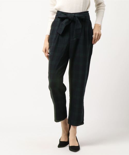 AMERICAN HOLIC(アメリカンホリック)の「・起毛テーパードパンツ(その他パンツ・レディース・ブラック/その他8/チェック/ベージュ/ブラウン系その他4/ブラック系その他3・M/L)」の6枚目の写真