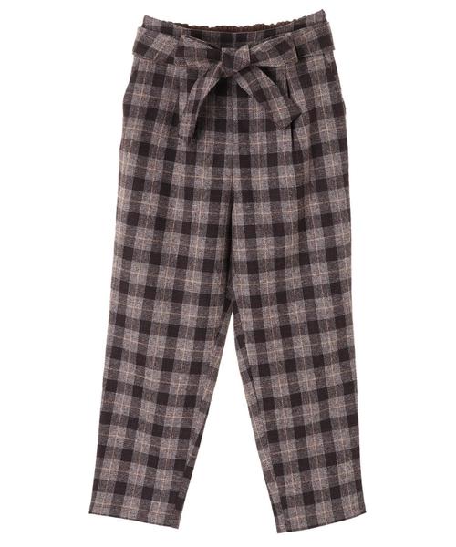 AMERICAN HOLIC(アメリカンホリック)の「・起毛テーパードパンツ(その他パンツ・レディース・ブラック/その他8/チェック/ベージュ/ブラウン系その他4/ブラック系その他3・M/L)」の22枚目の写真