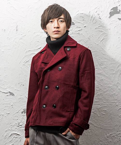 MinoriTY（マイノリティ）の「ジャケット/メルトンPコート（ダウンジャケット/コート・メンズ・キャメル/ネイビー/その他/ブラック/ワイン/その他1/グレー/チャコール/ブラウン・L/LL/M/S）」の7枚目の写真