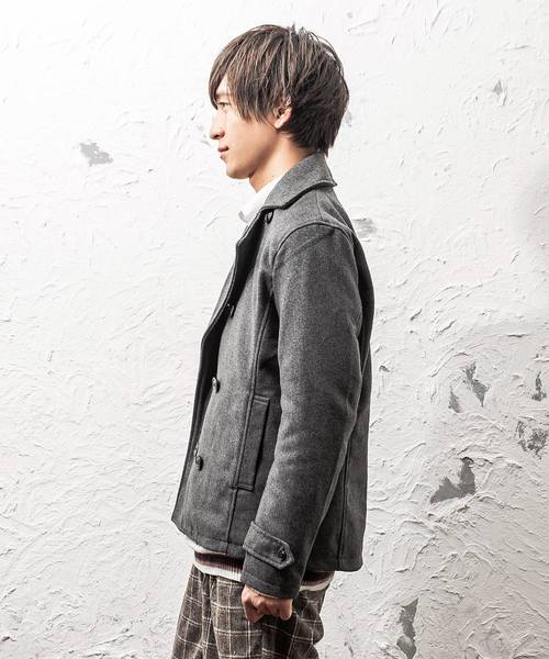 MinoriTY（マイノリティ）の「ジャケット/メルトンPコート（ダウンジャケット/コート・メンズ・キャメル/ネイビー/その他/ブラック/ワイン/その他1/グレー/チャコール/ブラウン・L/LL/M/S）」の17枚目の写真