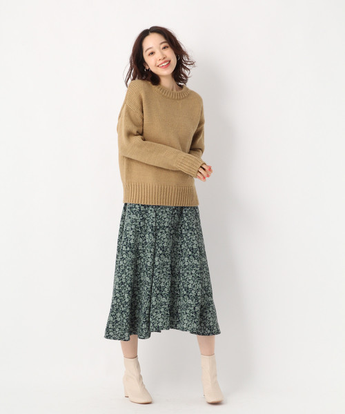 A part by(アパートバイ)の「スクエアトウストレッチブーツ 825122(ブーツ・レディース・アイボリー/ブラック・MEDIUM/LARGE)」の11枚目の写真