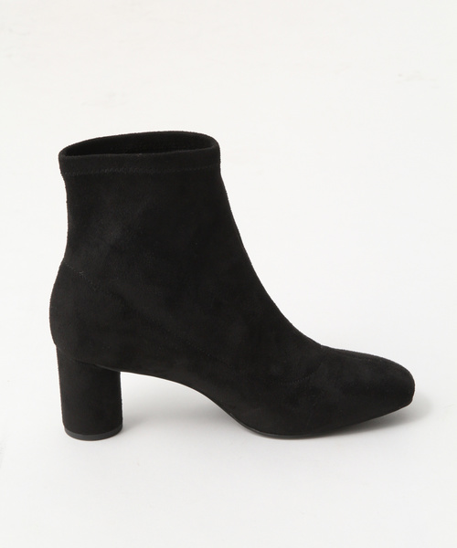 A part by(アパートバイ)の「スクエアトウストレッチブーツ 825122(ブーツ・レディース・アイボリー/ブラック・MEDIUM/LARGE)」の3枚目の写真