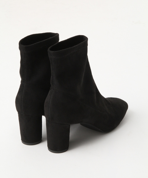 A part by(アパートバイ)の「スクエアトウストレッチブーツ 825122(ブーツ・レディース・アイボリー/ブラック・MEDIUM/LARGE)」の10枚目の写真