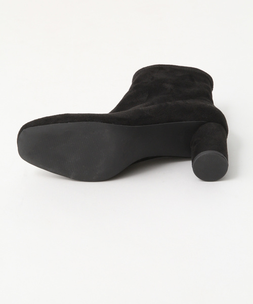 A part by(アパートバイ)の「スクエアトウストレッチブーツ 825122(ブーツ・レディース・アイボリー/ブラック・MEDIUM/LARGE)」の7枚目の写真