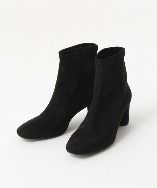 A part by(アパートバイ)の「スクエアトウストレッチブーツ 825122(ブーツ・レディース・アイボリー/ブラック・MEDIUM/LARGE)」の13枚目の写真