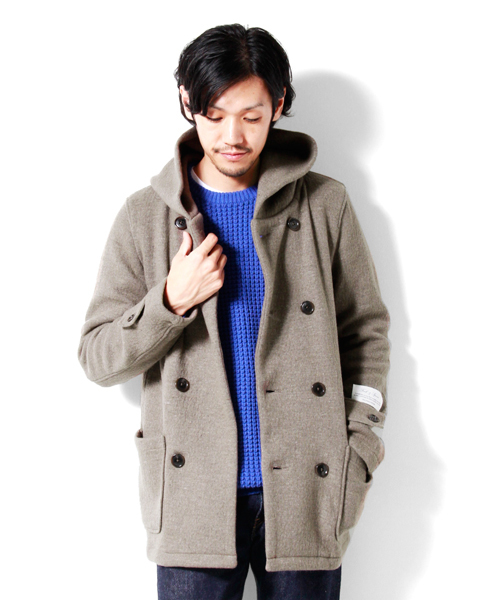 URBAN RESEARCH DOORS MENS（アーバンリサーチ ドアーズ メンズ）の「FORK&SPOON　リバーボーダーフードジャケット（その他アウター・メンズ・ネイビー/マスタード/グレイッシュベージュ・42/38/40）」の2枚目の写真