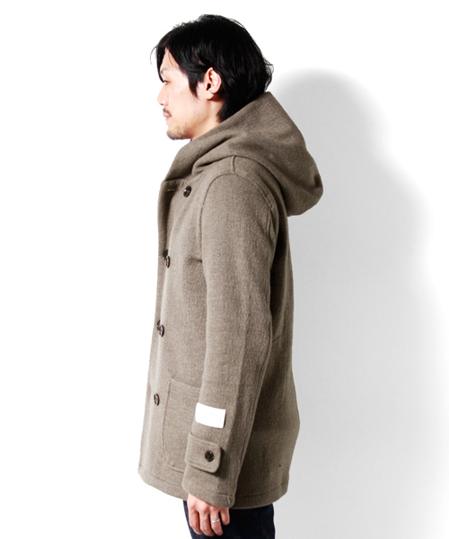 URBAN RESEARCH DOORS MENS（アーバンリサーチ ドアーズ メンズ）の「FORK&SPOON　リバーボーダーフードジャケット（その他アウター・メンズ・ネイビー/マスタード/グレイッシュベージュ・42/38/40）」の4枚目の写真