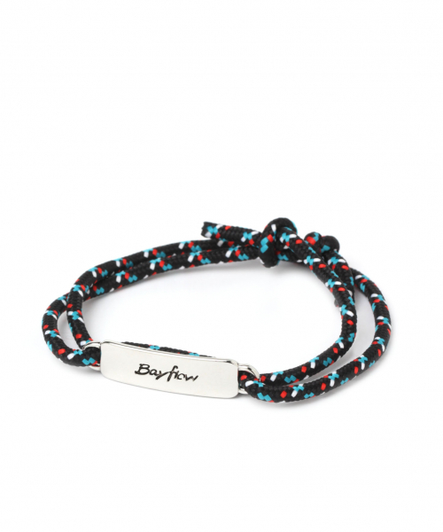 BAYFLOW（ベイフロー）の「BFプレートロープブレス（ブレスレット・メンズ・ブラック/パープル/ブルー・FREE）」の17枚目の写真