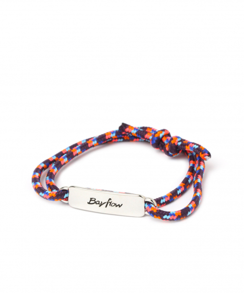 BAYFLOW（ベイフロー）の「BFプレートロープブレス（ブレスレット・メンズ・ブラック/パープル/ブルー・FREE）」の12枚目の写真