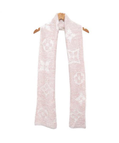 ブランド古着】エシャルプモノグラムグリッター マフラー ストール  