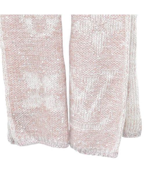 ブランド古着】エシャルプモノグラムグリッター マフラー ストール