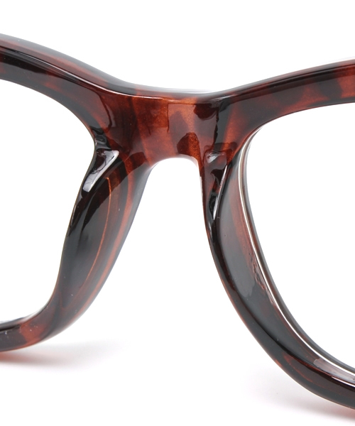 WEGO（ウィゴー）の「WEGO/ウェリントンタイプ（メガネ・メンズ・ブラック/ブラウン系その他・FREE）」の10枚目の写真