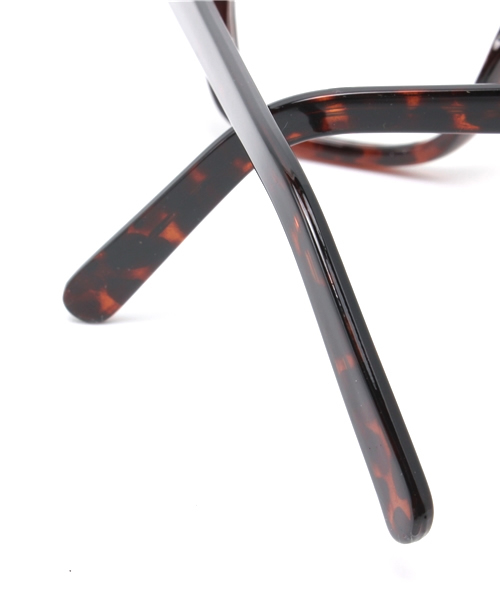 WEGO（ウィゴー）の「WEGO/ウェリントンタイプ（メガネ・メンズ・ブラック/ブラウン系その他・FREE）」の4枚目の写真