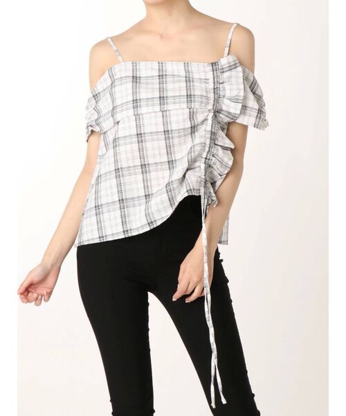 セール フリルラインオフショルダートップ Tシャツ カットソー Emoda エモダ のファッション通販 Zozotown