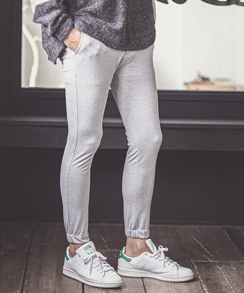 CAMBIO(カンビオ)の「mp7205-Smooth Ponti Jogger Pants ジョガーパンツ(その他パンツ・メンズ・ブラック/杢グレー/ネイビー/チャコール・L/M/S)」の3枚目の写真