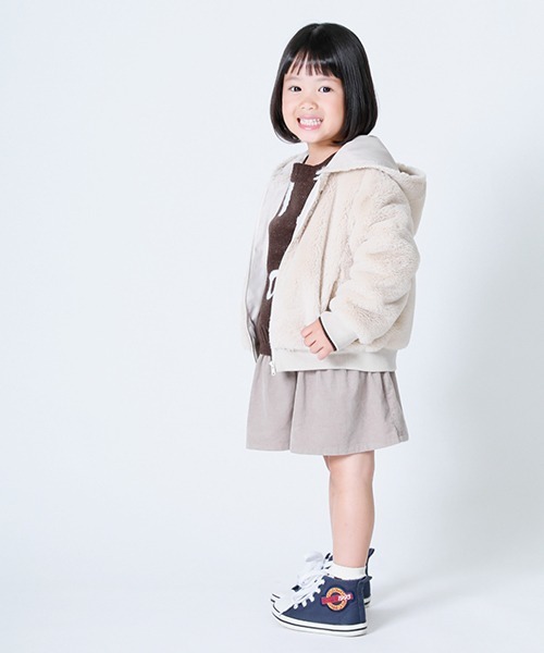 COMME CA ISM(コムサイズム)の「フェイクファー ブルゾン(ブルゾン・キッズ・ベージュ/キャメル・140/150/110cm/100cm/120cm/130cm)」の11枚目の写真