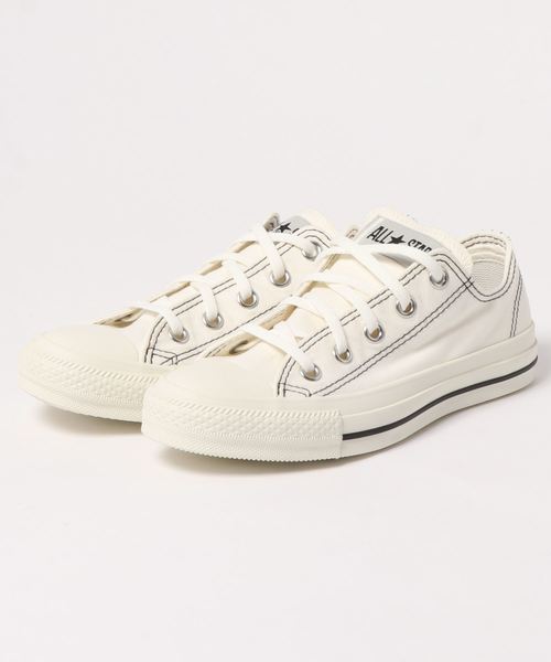 CONVERSE（コンバース）の「【コンバース】CONVERSE ALLSTAR オールスター★ステッチングHi&Lo　ハイカットorローカットキャンバススニーカー（スニーカー・レディース・ホワイト/ブラック/マスタード/ホワイト系その他/ブラック系その他/イエロー系その他・M/LL/L/S/3L）」の3枚目の写真