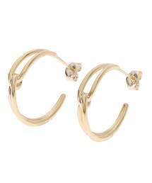 ノット フープピアス