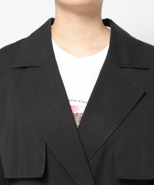 PAGEBOY(ページボーイ)の「Cテンセルルーズトレンチコート(トレンチコート・レディース・カーキ/ブラック/ベージュ/ライトベージュ・SMALL/MEDIUM)」の20枚目の写真