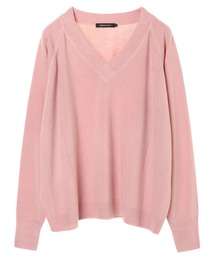 AMERICAN HOLIC（アメリカンホリック）の「太Vネックニットラグランプルオーバー＊（ニット/セーター）」