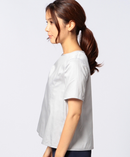 UNITED ARROWS（ユナイテッドアローズ）の「UAB C C/N フレア Tシャツ ◆（シャツ/ブラウス・レディース・オフホワイト/ブラック/ライトグレー・40/38）」の5枚目の写真