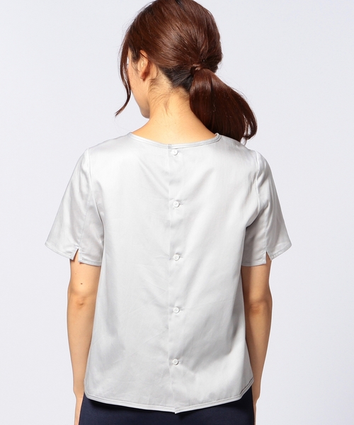 UNITED ARROWS（ユナイテッドアローズ）の「UAB C C/N フレア Tシャツ ◆（シャツ/ブラウス・レディース・オフホワイト/ブラック/ライトグレー・40/38）」の6枚目の写真