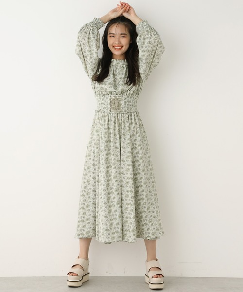 one after another NICE CLAUP（ワンアフターアナザーナイスクラップ）の「プチハイコルセットワンピース（ワンピース・レディース・グリーン/アイボリー/グリーン系その他/パープル系その他・FREE）」の21枚目の写真