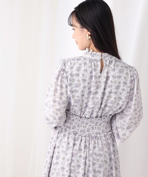 one after another NICE CLAUP（ワンアフターアナザーナイスクラップ）の「プチハイコルセットワンピース（ワンピース・レディース・グリーン/アイボリー/グリーン系その他/パープル系その他・FREE）」の9枚目の写真