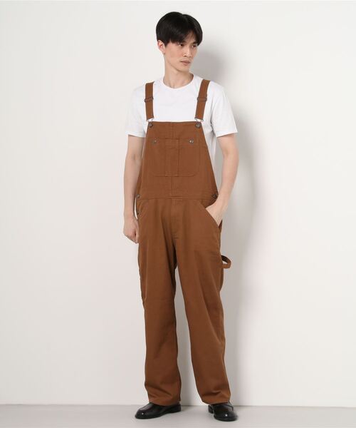 サロペット・オーバーオール・オールインワン AURALEE Light Brown Jumpsuit セール】「着用動画あり」カラー・デニムオーバーオール/サロペット